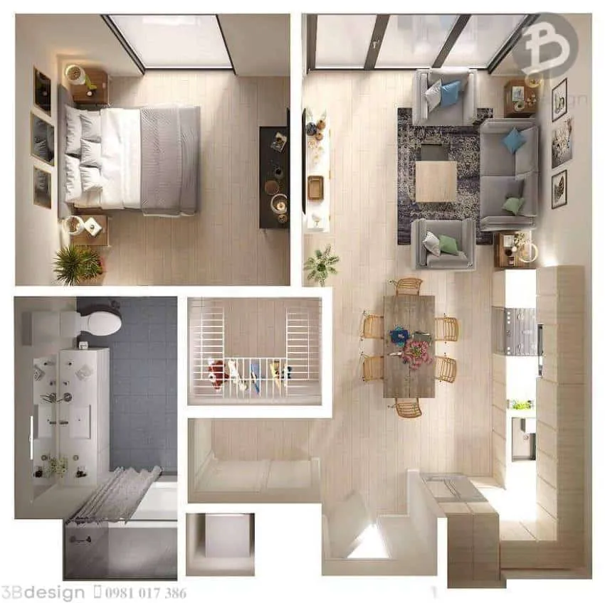 Lý do "căn hộ cao cấp 1 phòng ngủ" được ưa chuộng