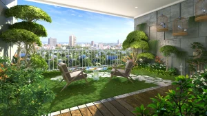 căn hộ cao cấp có ban công rộng