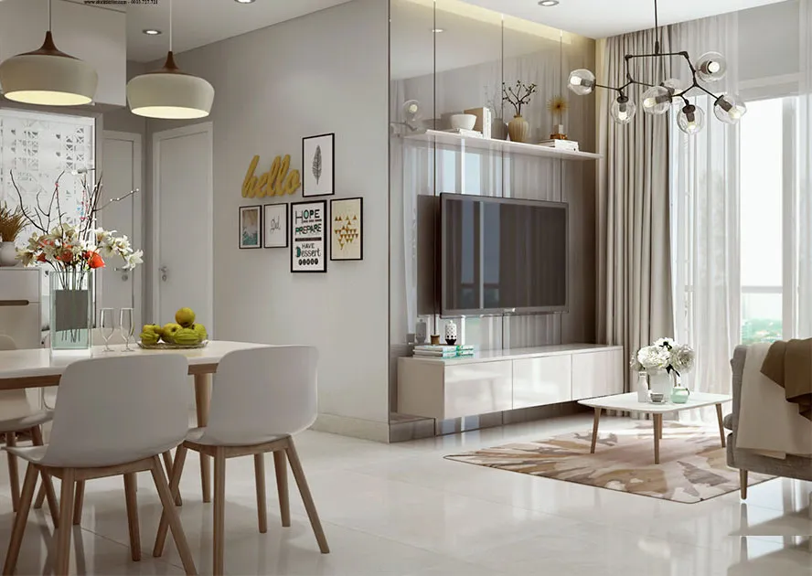 Những nguyên tắc "vàng" trong thiết kế nội thất căn hộ cao cấp